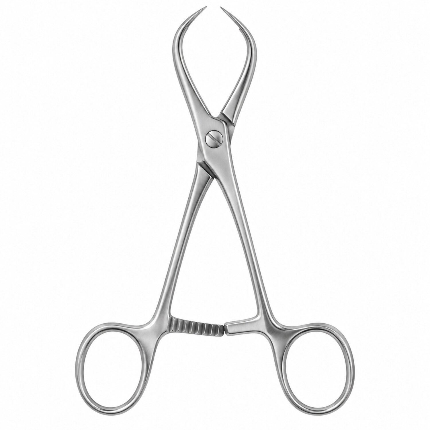 Curved Pointed Bone-Reduction Forceps product view 1 on a white background