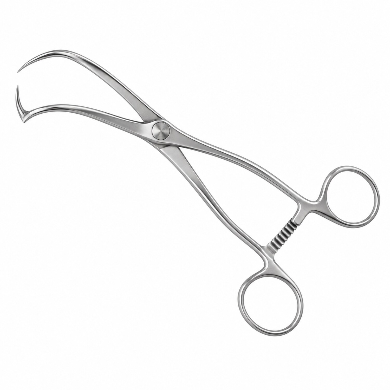 Curved Pointed Bone-Reduction Forceps product view 4 on a white background